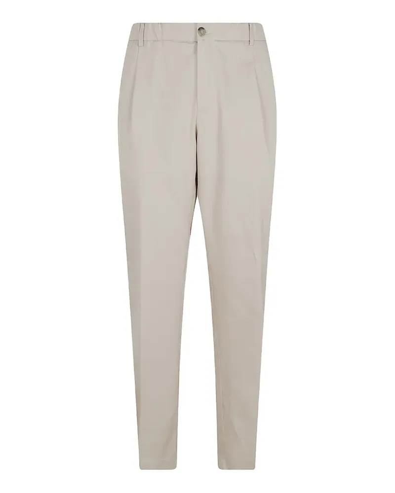 Paul & Shark straight-leg pleated trousers - Nude Nude