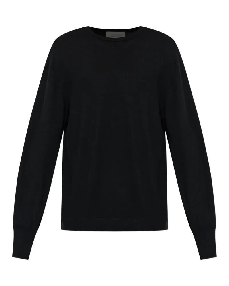 Officine Generale Nina crewneck long-sleeve sweater - Schwarz Schwarz
