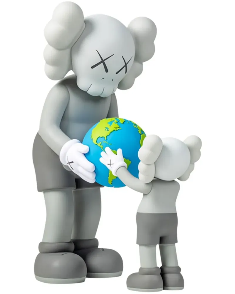 KAWS The Promise Figur - Grau Grau