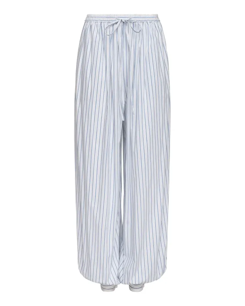 Cinq à Sept stripe verne trousers - Weiß Weiß