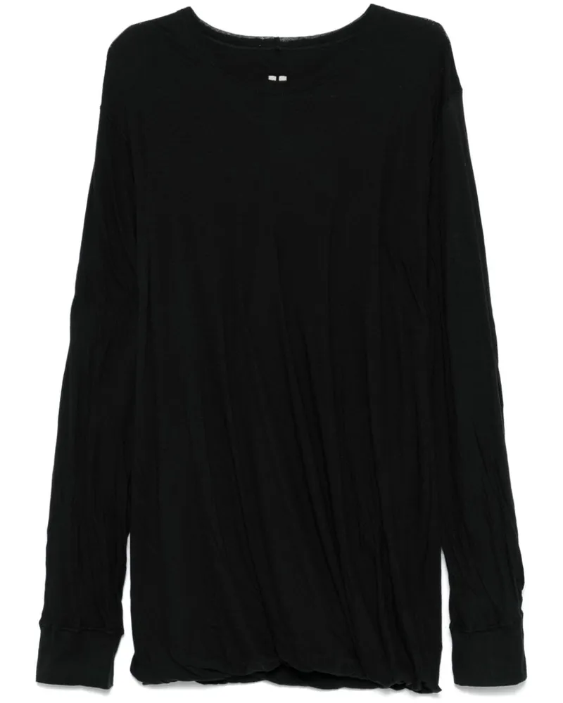 Rick Owens Double T-Shirt Schwarz