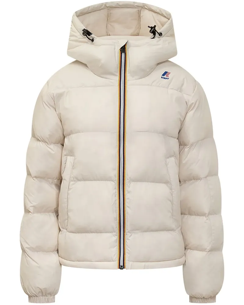 K-Way Le Vrai 3.0 Claude Steppjacke - Weiß Weiß