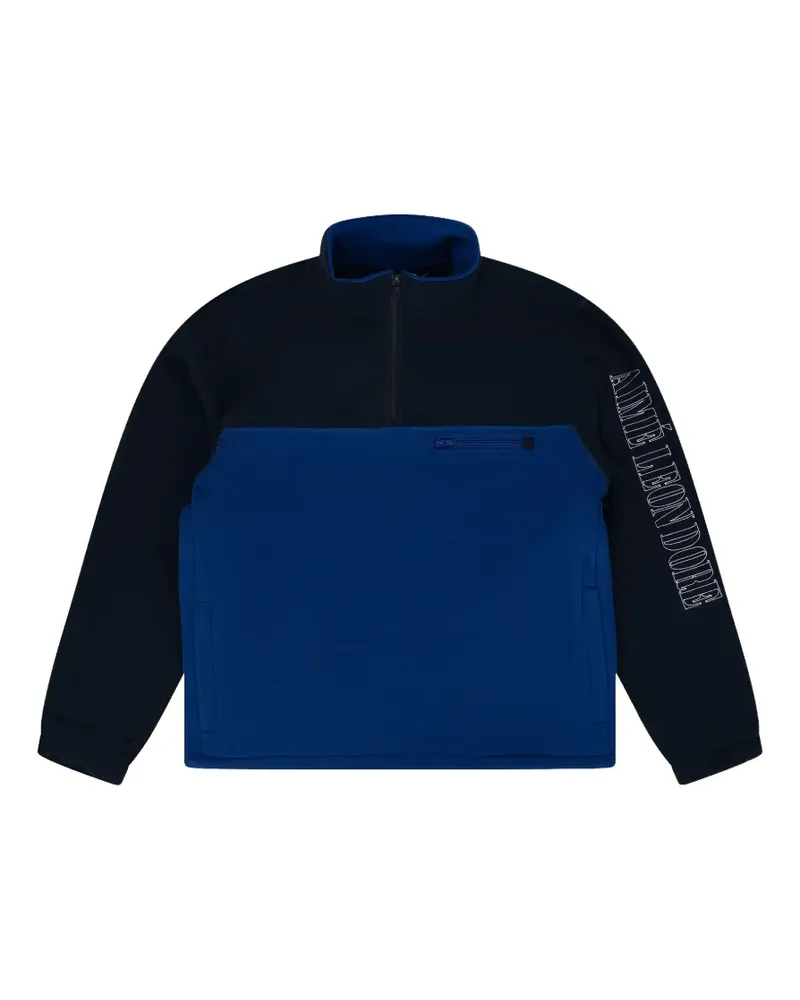 Aimé Leon Dore colorblock quarter-zip sweater - Blau Blau
