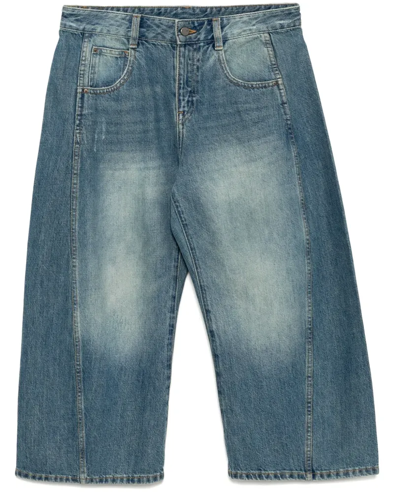 JNBY Klassische Cropped-Jeans - Blau Blau
