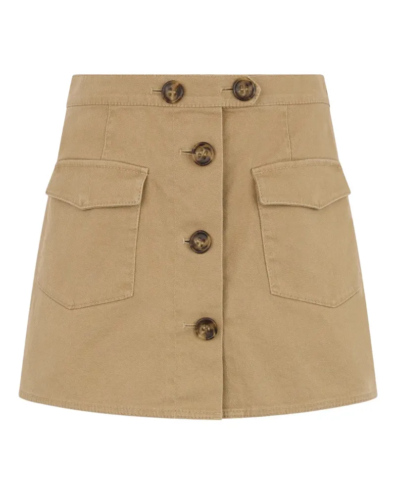 Valentino Garavani Geknöpfter Hosenrock - Nude Nude