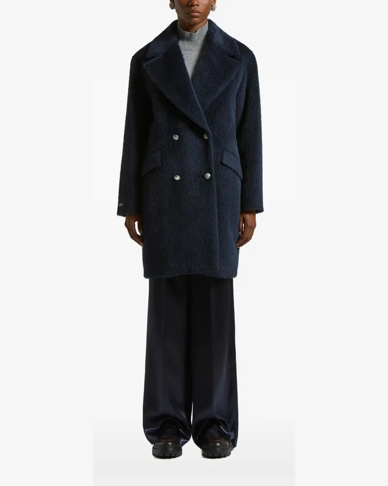 Peserico double-breasted coat - Blau Blau