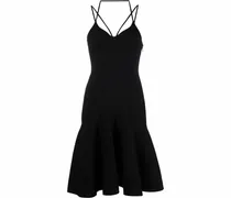 Ausgestelltes Minikleid - Schwarz