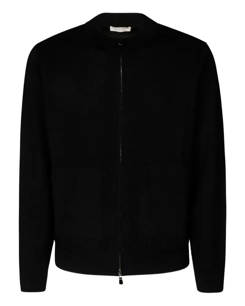 Filippo de Laurentiis Cardigan mit aufgesetzter Tasche - Schwarz Schwarz