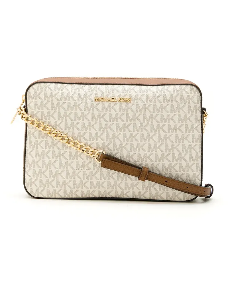 Michael Kors large Jet Set EW crossbody bag - Nude Nude