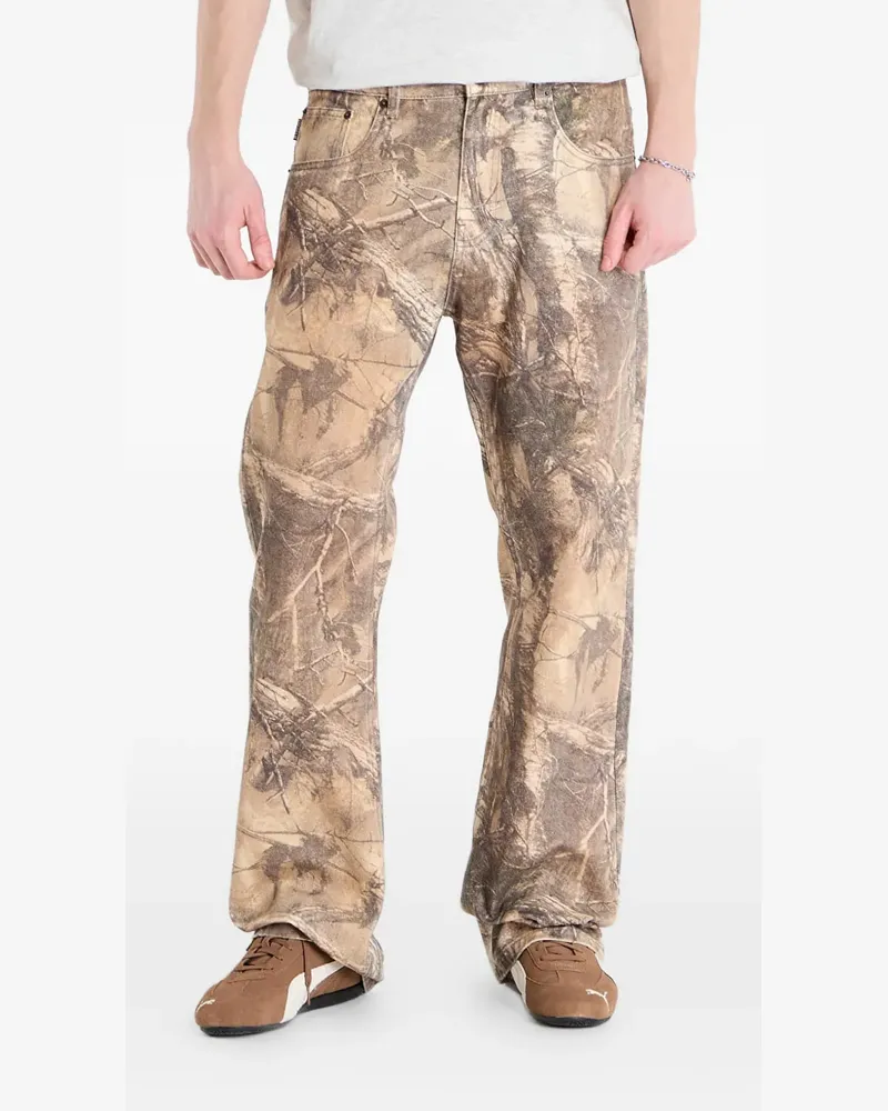 PLEASURES Ausgestellte Hendrix Jeans - Braun Braun