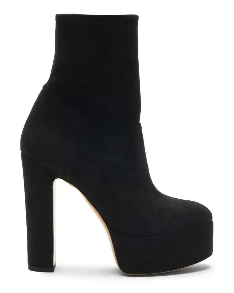 Casadei Patty platform ankle boots - Schwarz Schwarz