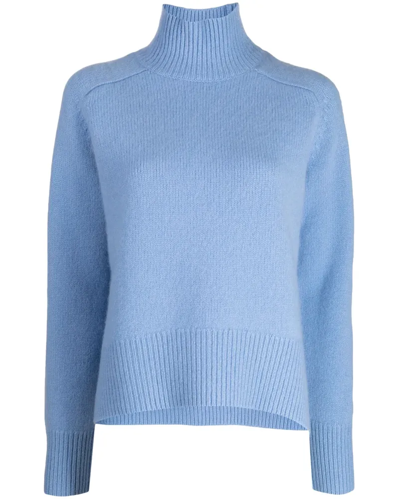 arch4 Klassischer Kaschmirpullover - Blau Blau