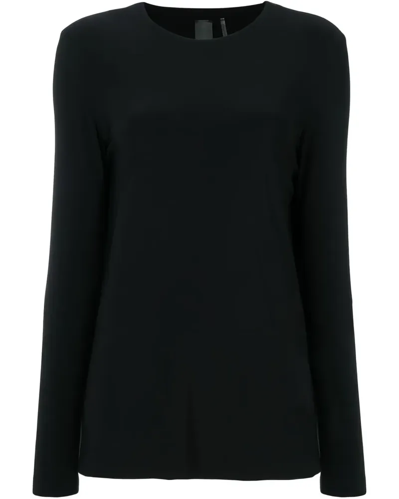 Norma Kamali Pullover mit Rundhalsausschnitt - Schwarz Schwarz