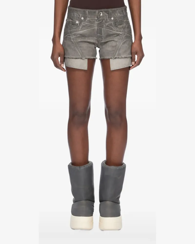 DRKSHDW by Rick Owens Lana Cut-Offs - Grau Grau