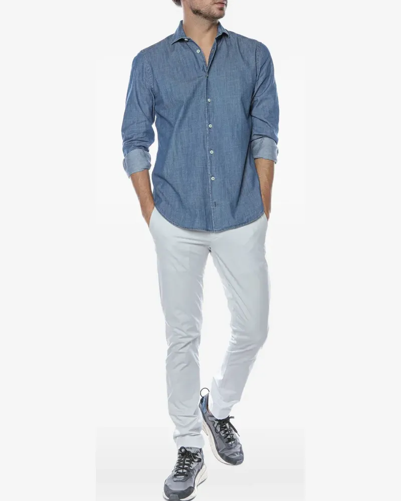 MC2 Saint Barth Pamplona button-down shirt - Blau Blau
