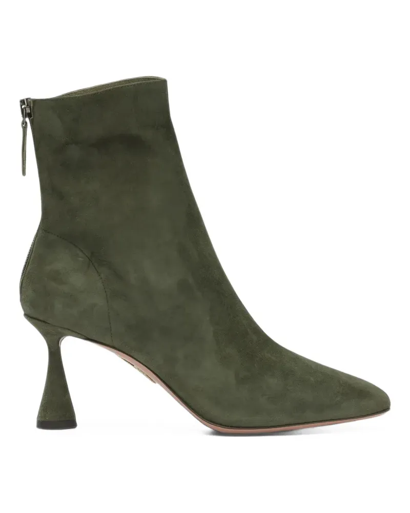 Aquazzura Amore suede ankle boots - Grün Grün
