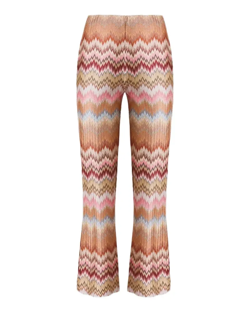 Missoni Hose mit Zickzackmuster - Braun Braun
