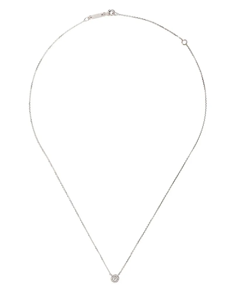 Suzanne Kalan 18kt 'Fireworks Diamond Bar' Weißgoldhalskette - Silber Silber