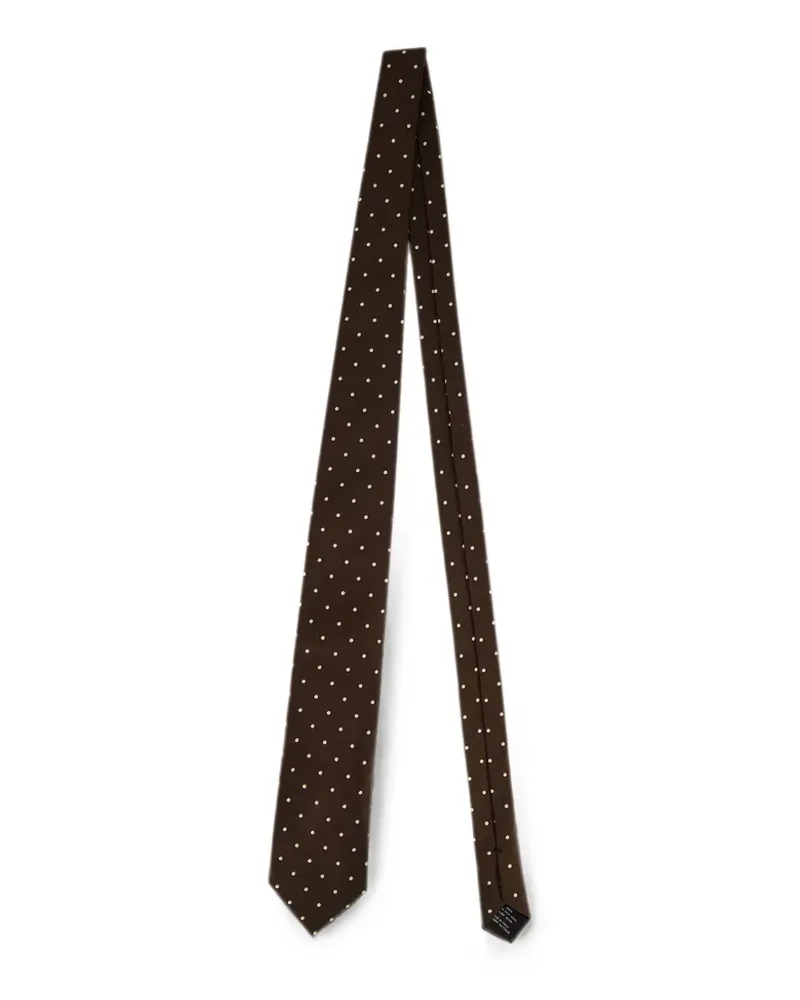 Tom Ford polka-dot silk tie - Braun Braun