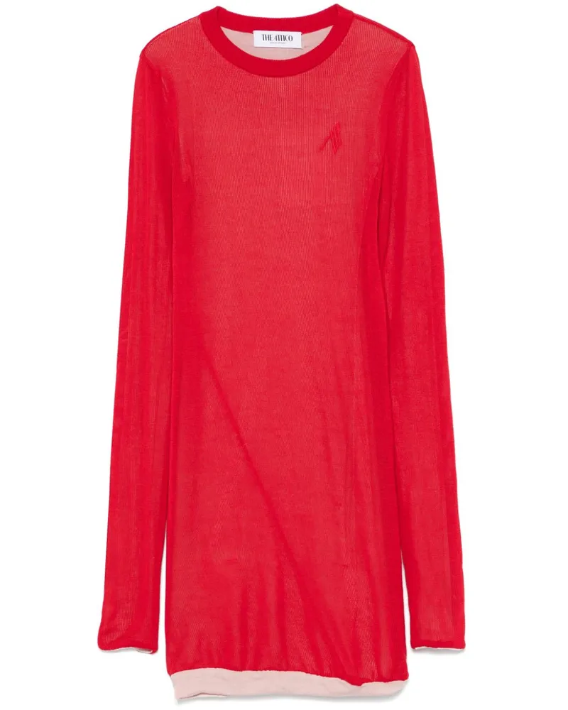 ATTICO Gestricktes Minikleid - Rot Rot