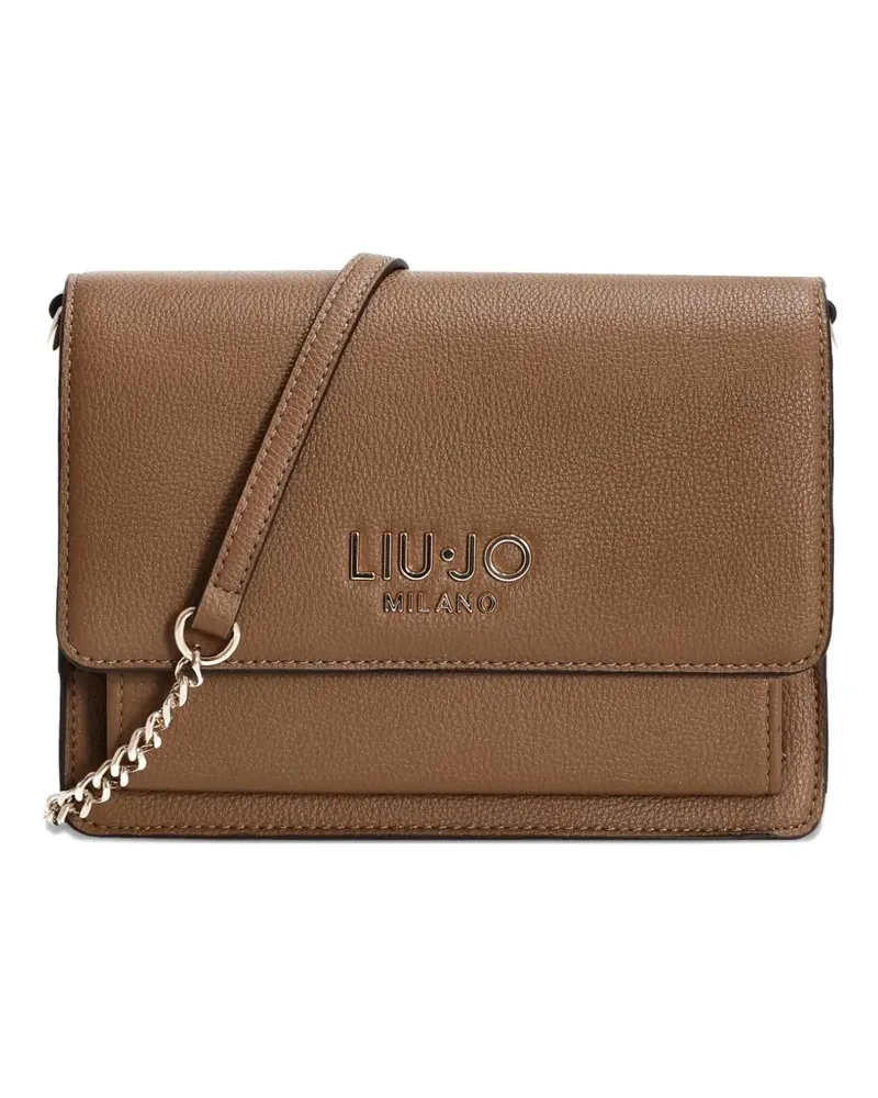 Liu Jo medium logo-detail cross body bag - Braun Braun