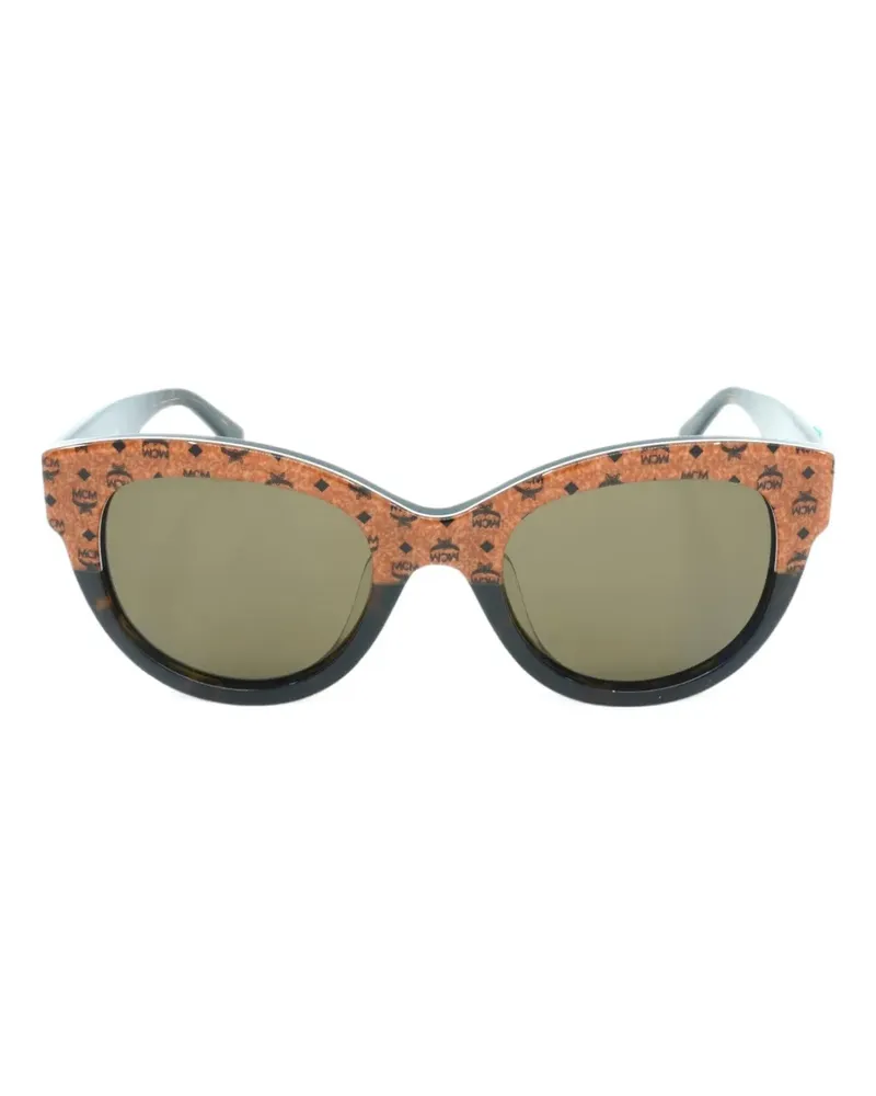 MCM Cat-Eye-Sonnenbrille mit Monogramm - Braun Braun