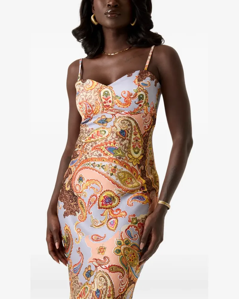 Guess Camisole-Kleid mit Paisley-Print - Blau Blau