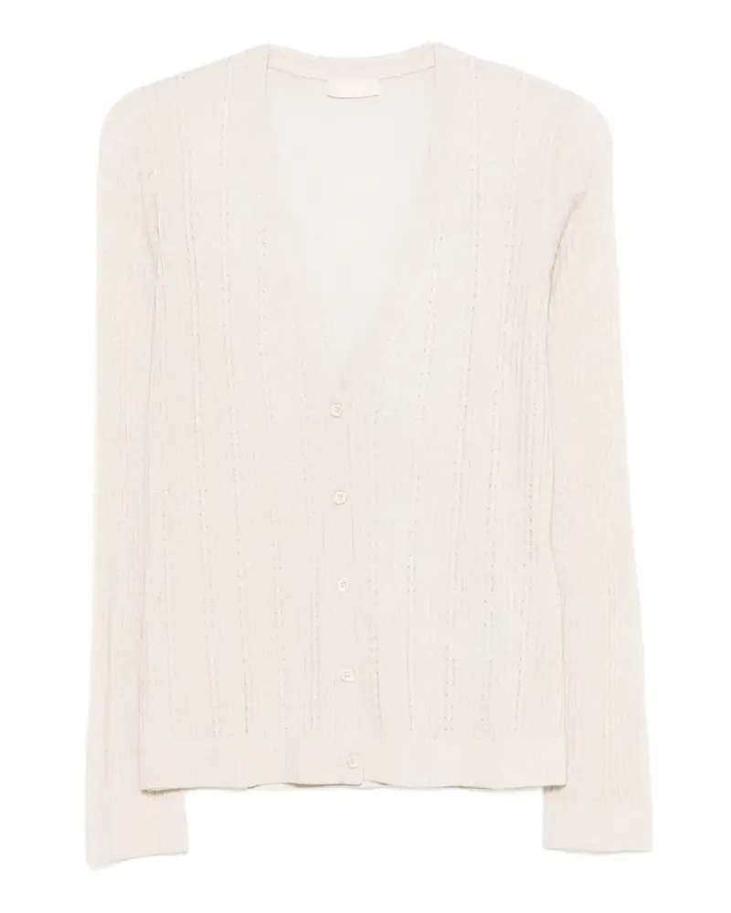 Liu Jo V-neck cardigan - Nude Nude