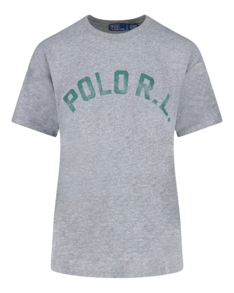 Ralph Lauren T-Shirt mit Logo-Print - Grau Grau