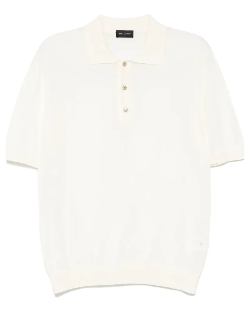 Tagliatore Gestricktes Poloshirt - Nude Nude