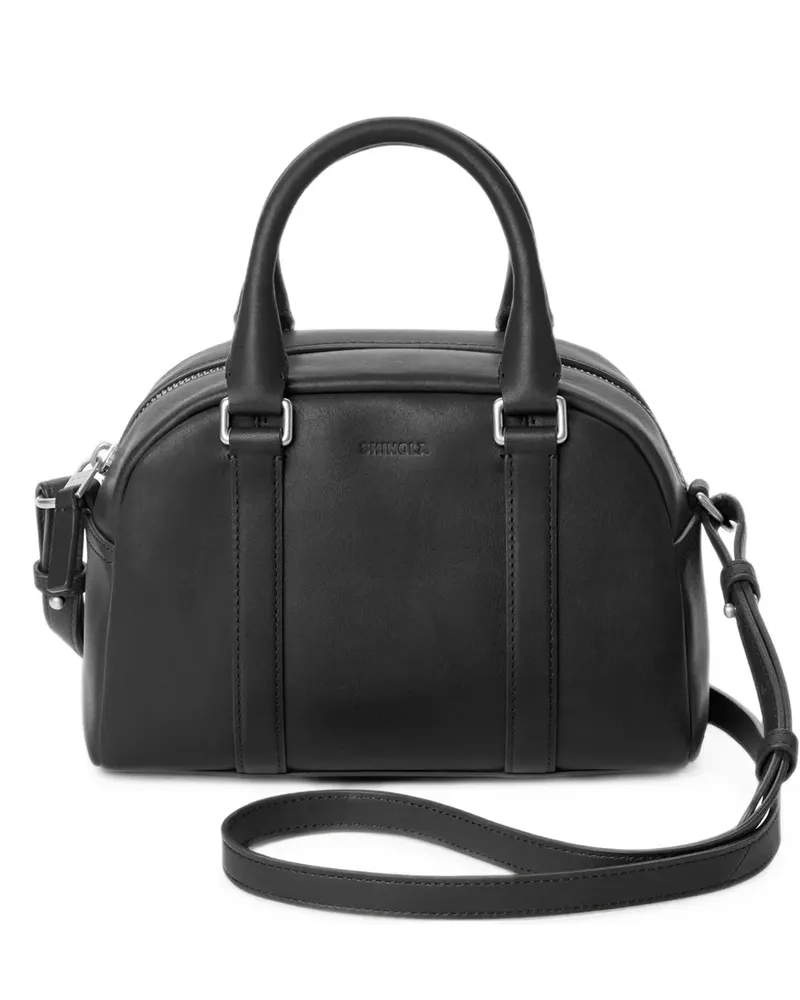 SHINOLA Mini Runwell Satchel-Tasche - Schwarz Schwarz