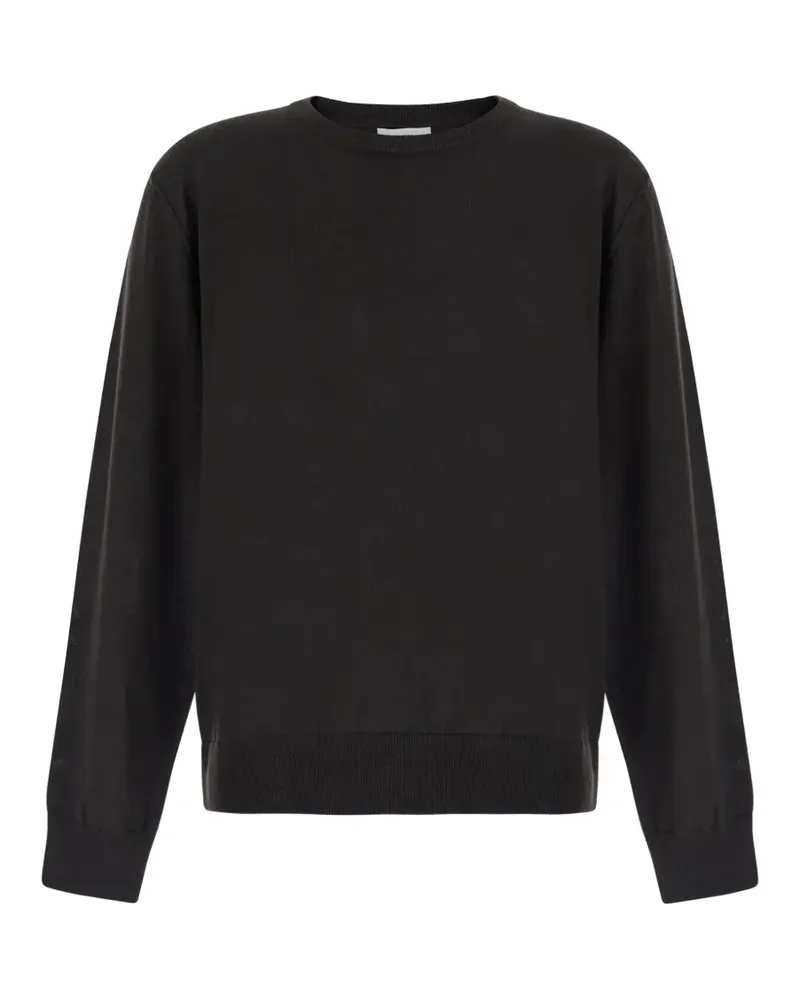 Mauro Grifoni Pullover mit geripptem Besatz - Braun Braun