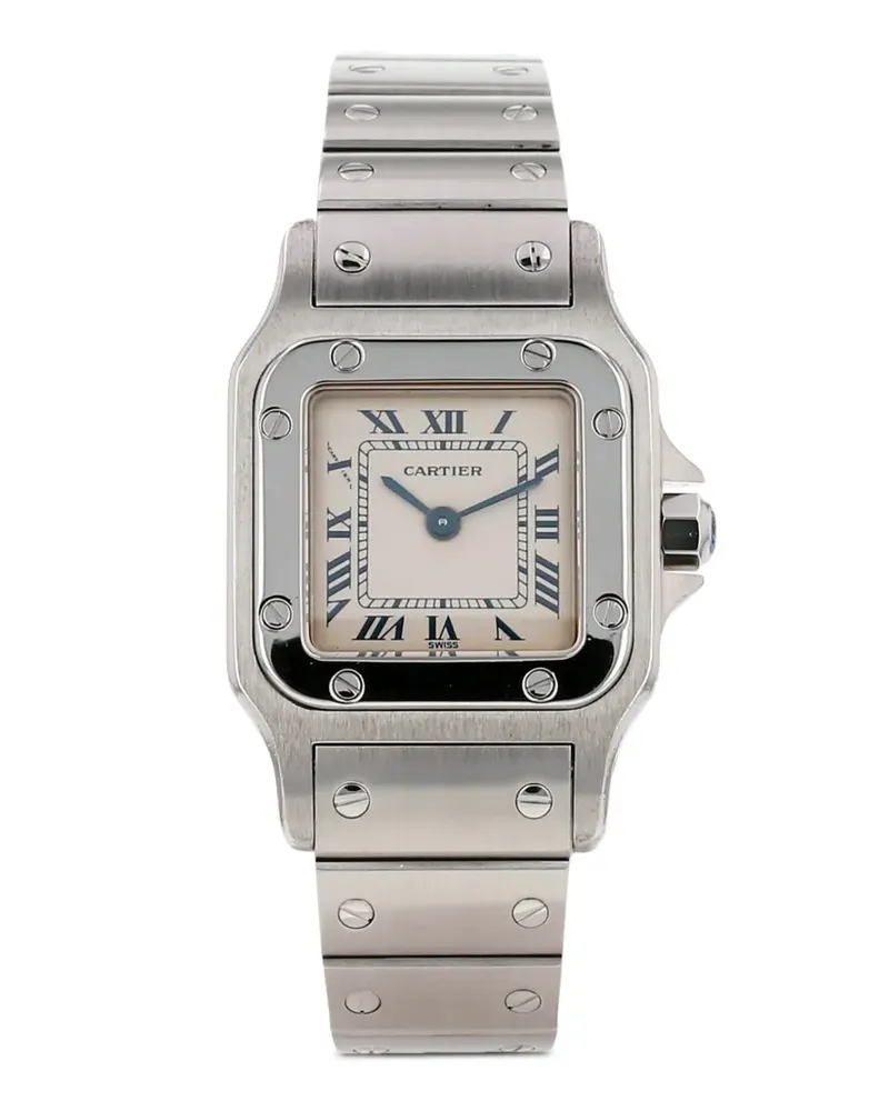 Cartier 2000s Santos Armbanduhr 24mm - Weiß Weiß