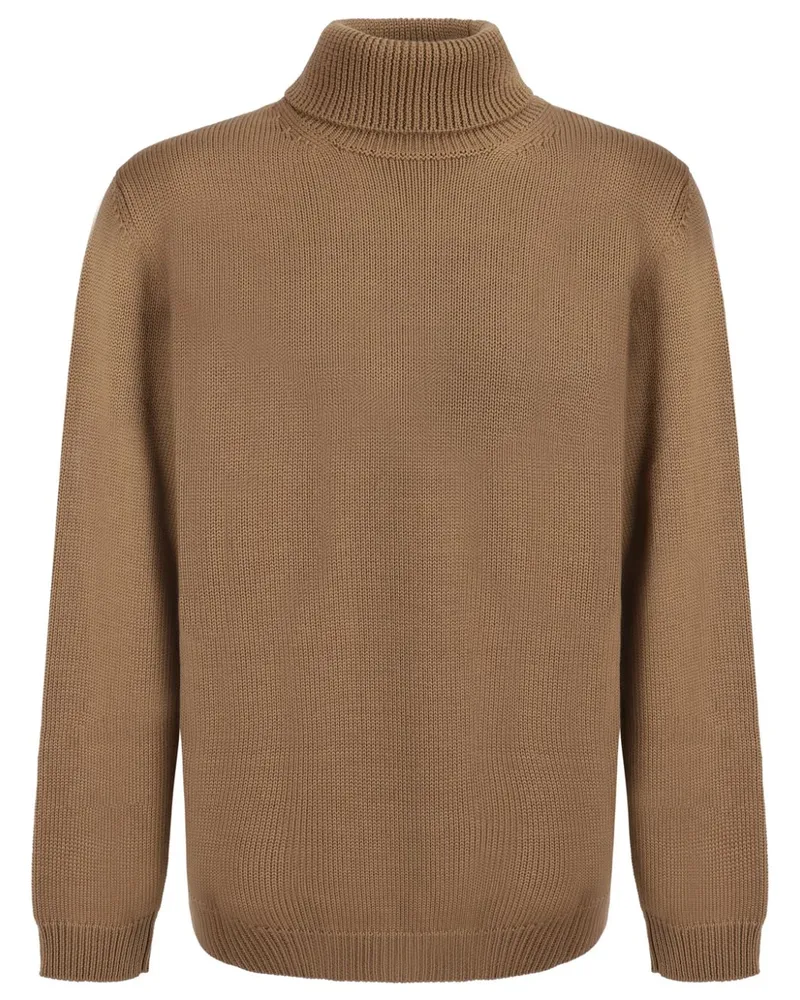 Roberto Collina Dolcevita Pullover - Braun Braun
