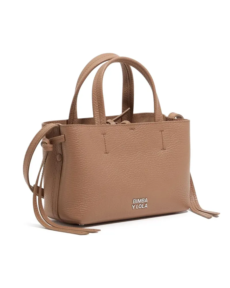 BIMBA Y LOLA Handtasche aus Leder - Braun Braun
