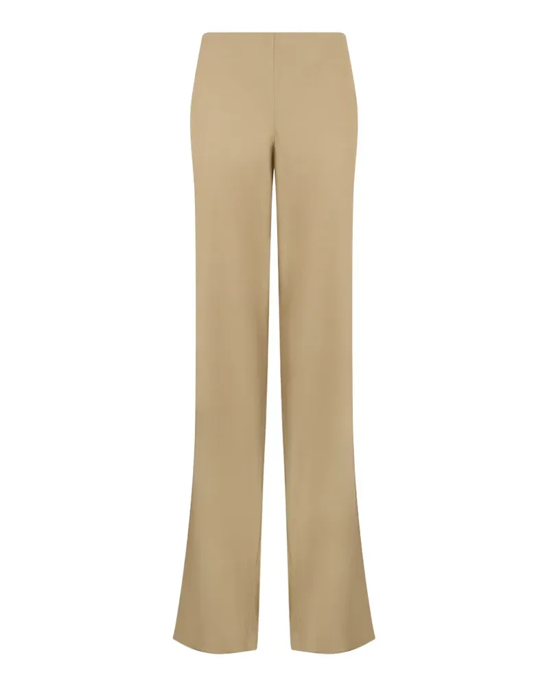 Alberta Ferretti straight-leg trousers - Nude Nude