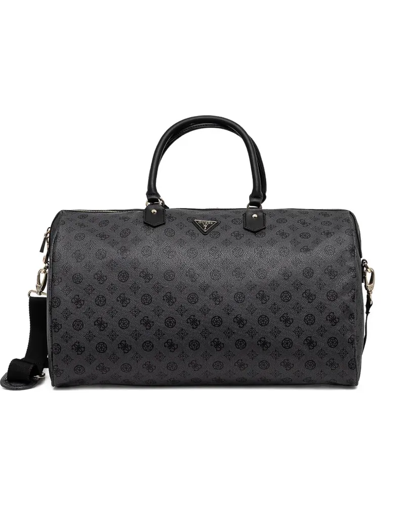 Guess Reisetasche mit Monogramm-Prägung - Schwarz Schwarz