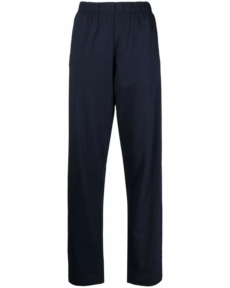 La Perla Hoch sitzende Pyjamahose - Blau Blau