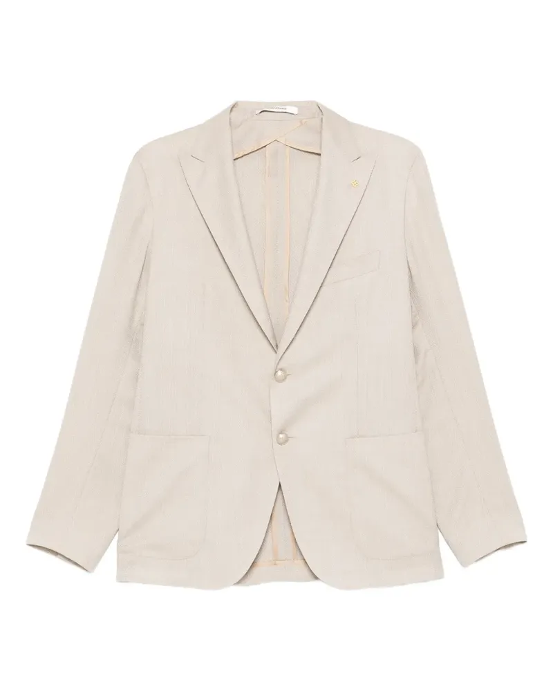 Tagliatore Sakko mit aufgesetzten Taschen - Nude Nude