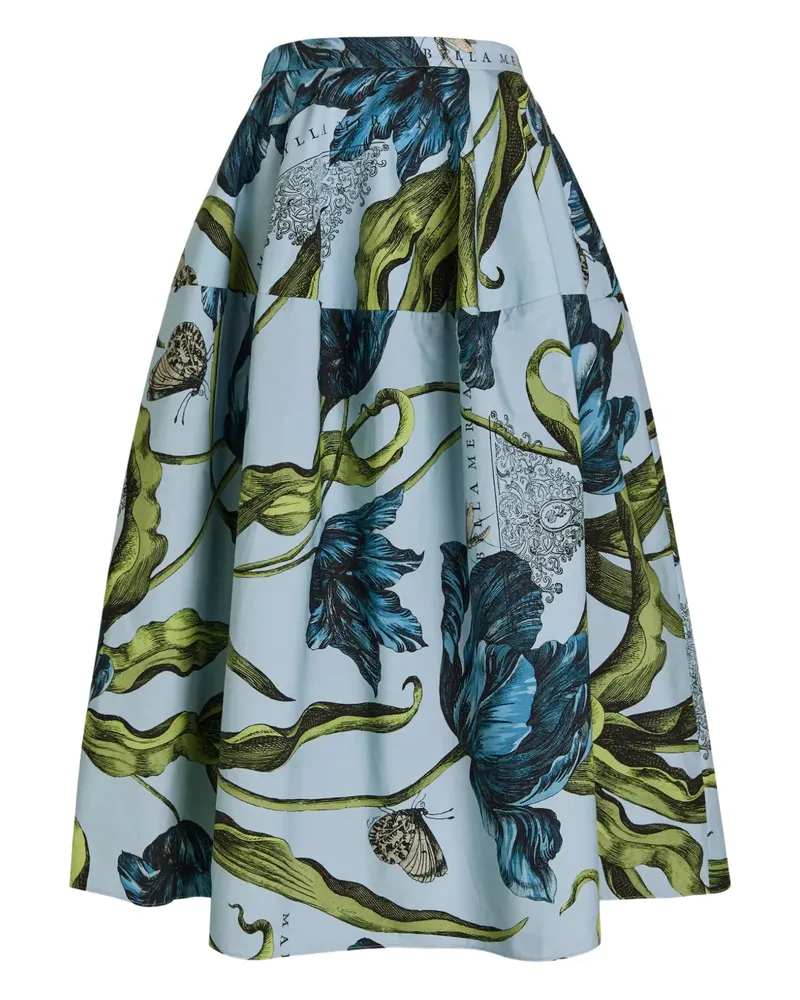 Erdem Rock mit Schmetterling - Blau Blau