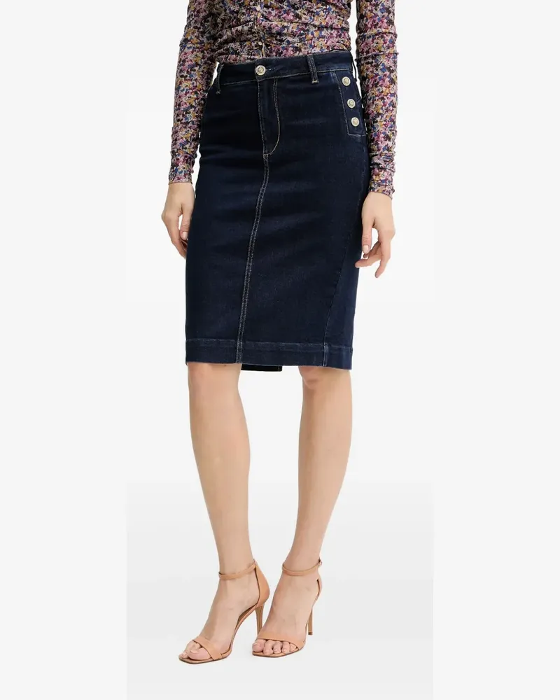 Liu Jo buttoned-fastening skirt - Blau Blau