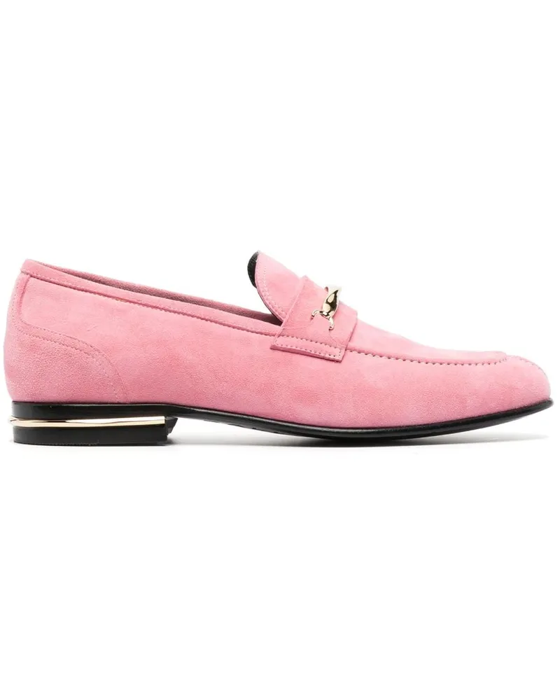 Bally Suisse Loafer aus Wildleder - Rosa Rosa