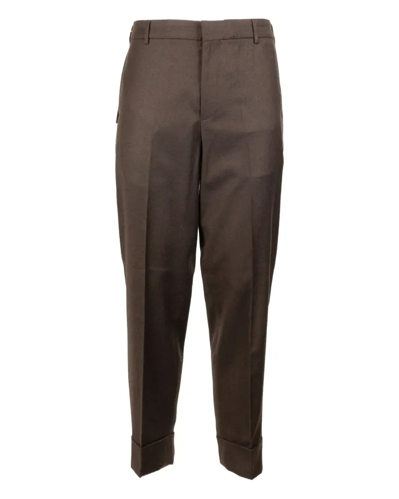 CRUNA Bergen Hose mit Umschlag - Braun Braun