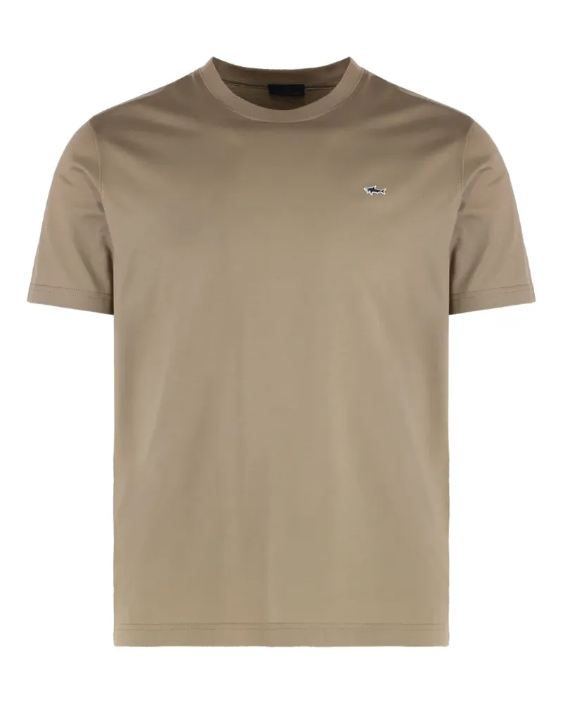 Paul & Shark T-Shirt mit Rundhalsausschnitt - Braun Braun