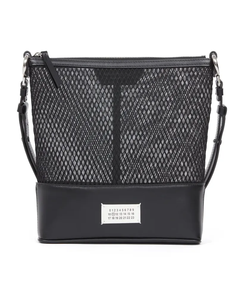 Maison Margiela Kleine 5AC Schultertasche - Schwarz Schwarz