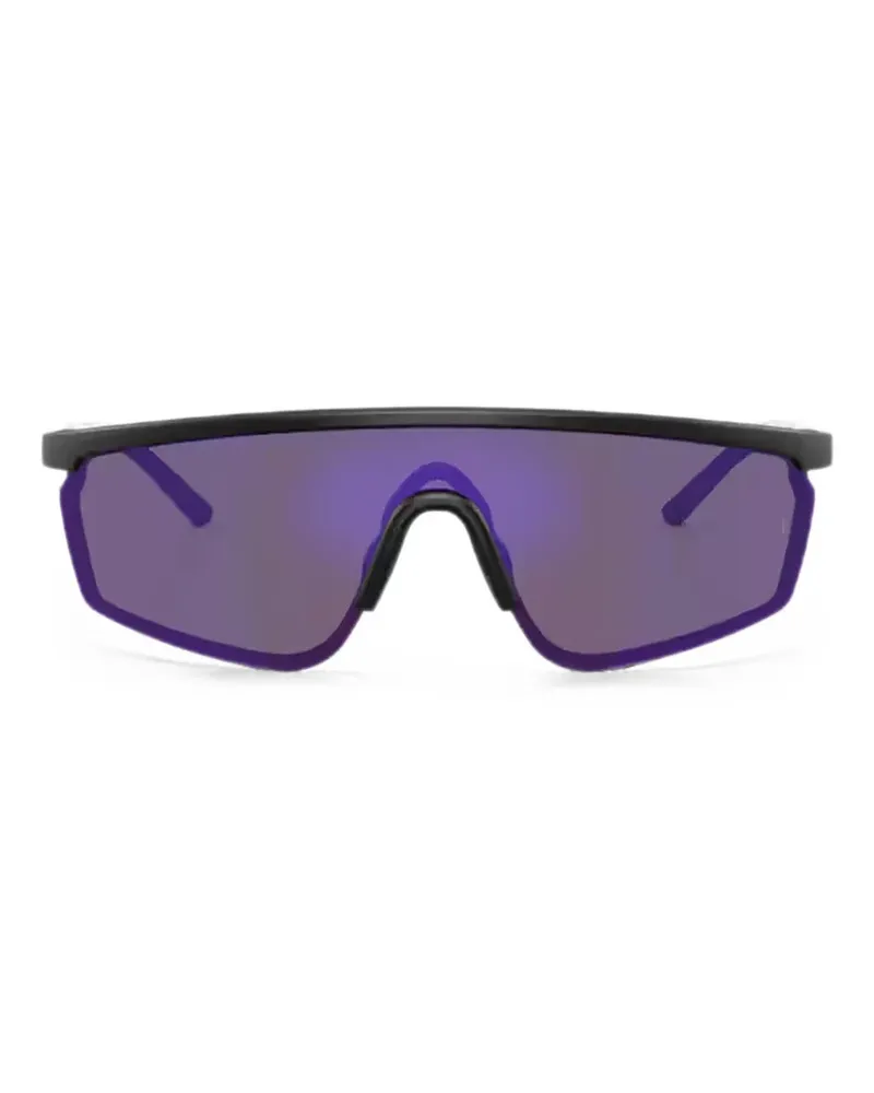 Oliver Peoples R20 Sonnenbrille mit geometrischem Gestell - Schwarz Schwarz