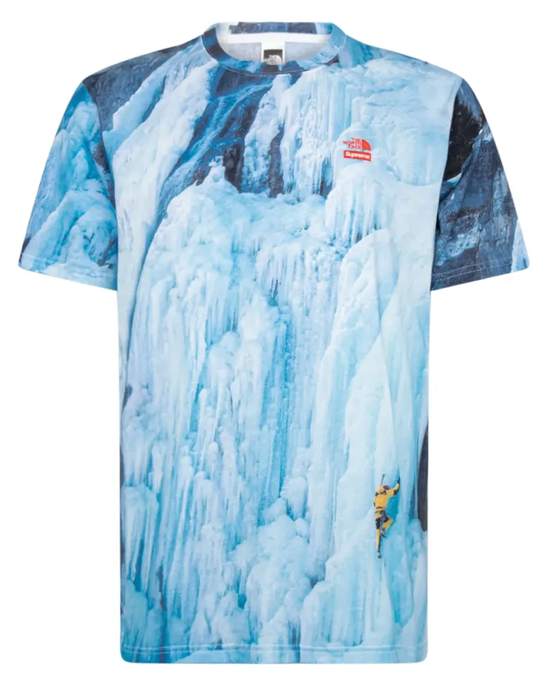 Supreme Being x The North Face Climb T-Shirt - Blau Blau