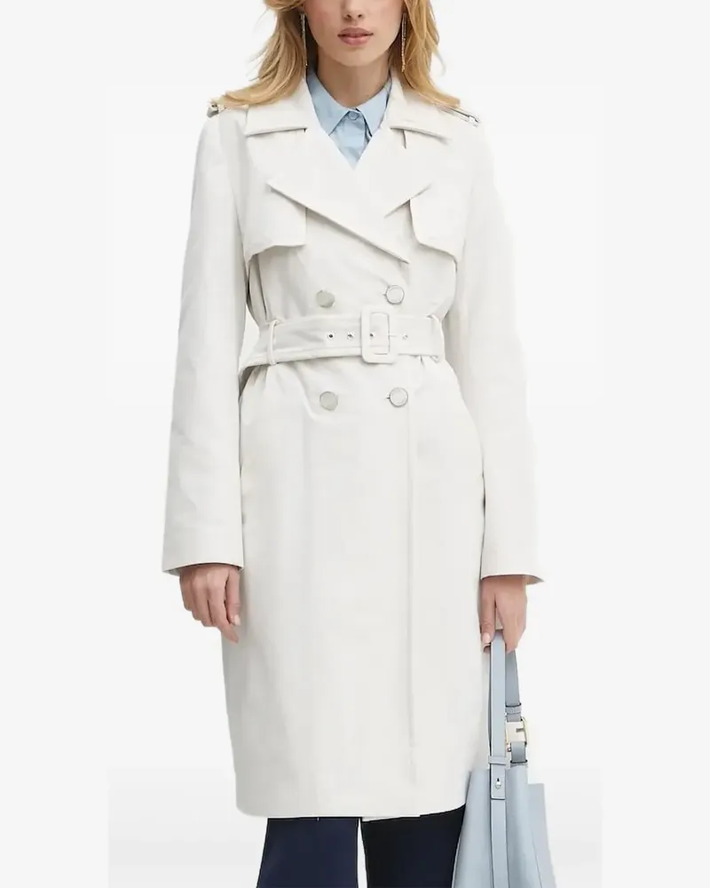 Guess Trenchcoat mit Gürtel - Weiß Weiß