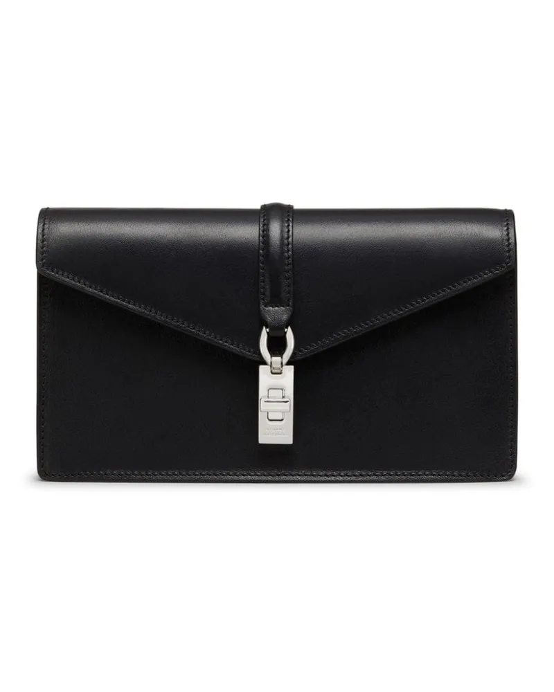 Stuart Weitzman Milan Loveletter Clutch Schwarz