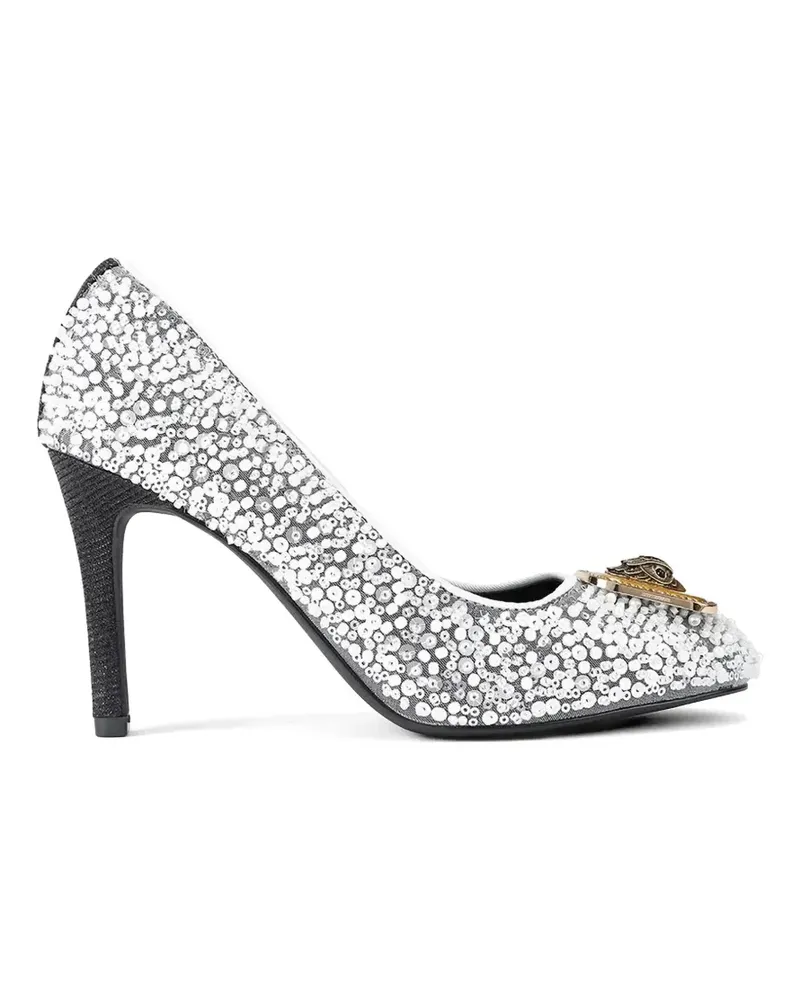 Kurt Geiger Pimlico Pumps mit Pailletten - Silber Silber